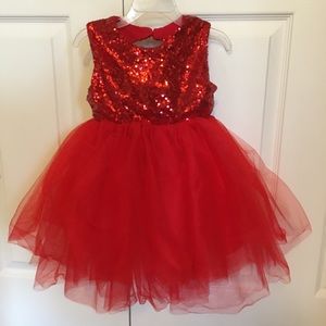 3T Red Toddler Sequin Dress